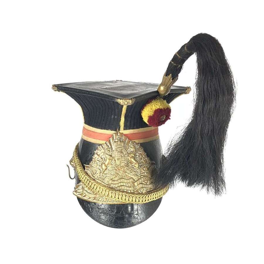16th Queens Lancers lance cap dated 1913.